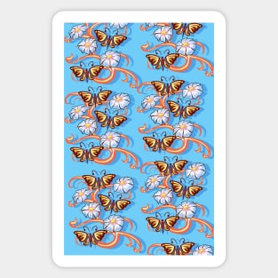 Flowers and Butterflies ver.3 Sticker